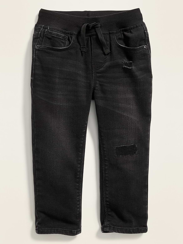 360° Stretch Pull-On Skinny Jeans for Toddler Boys