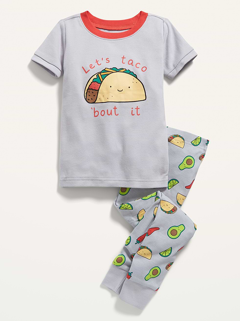 Unisex Unisex "Let's Taco 'Bout It" Pajama Set for Toddler & Baby on clearance at Old Navy — 41% off