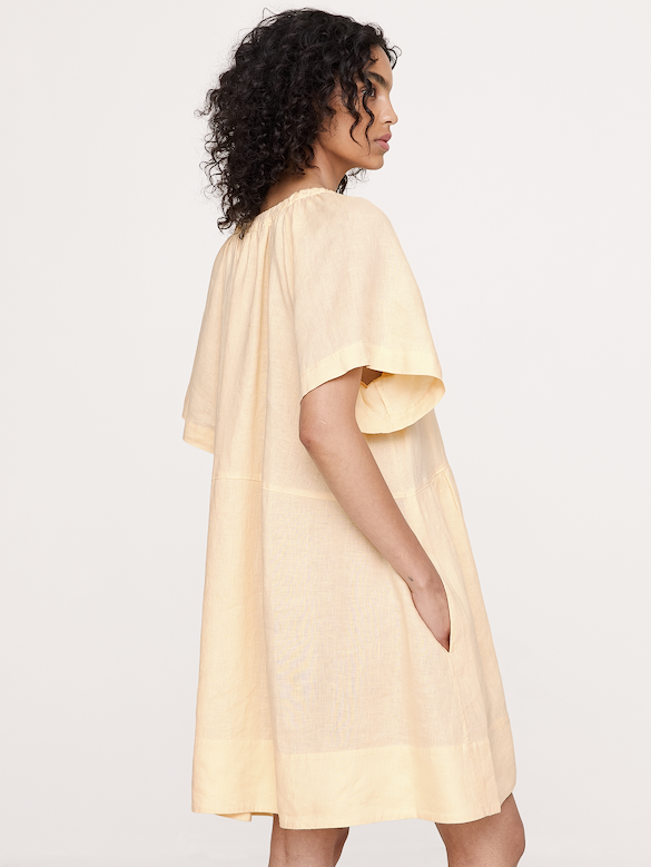 Button-Up Mini Dress