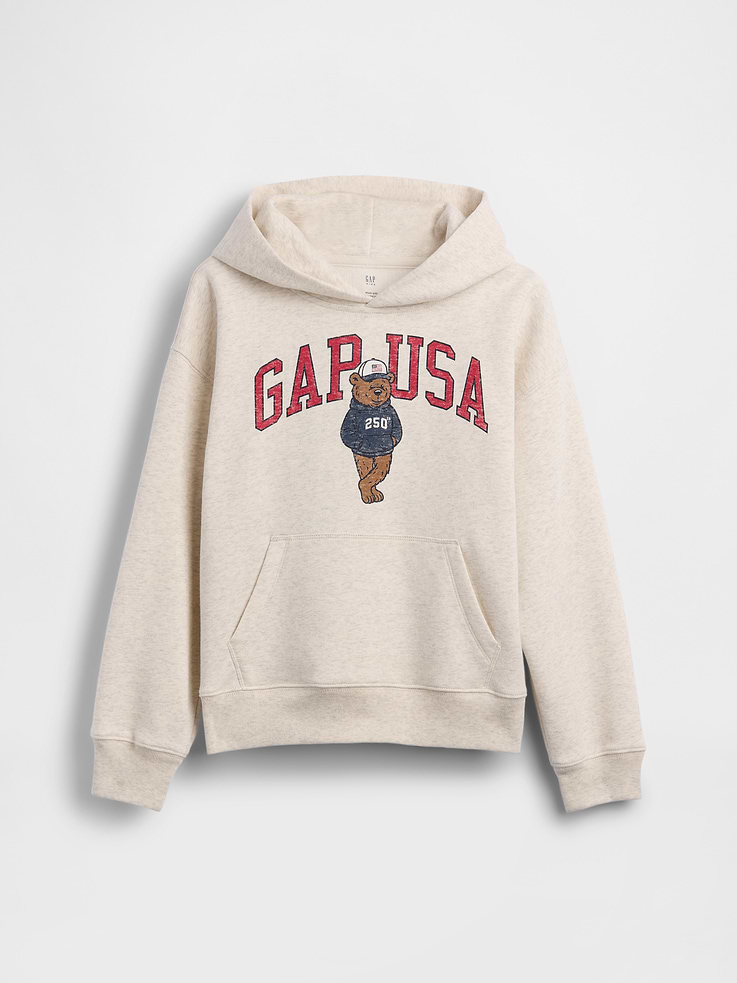 Image number 6 showing, Kids VintageSoft Relaxed Brannan Bear Logo Hoodie