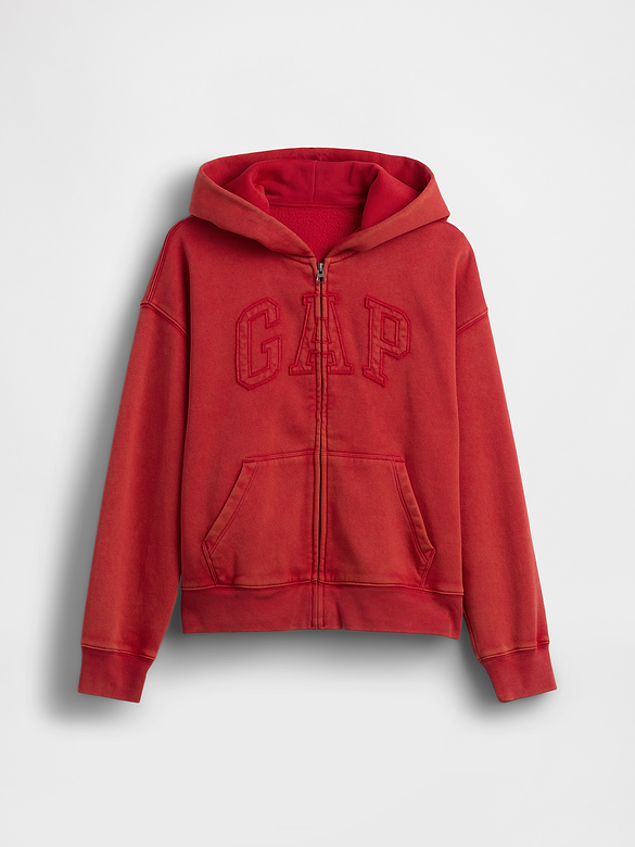 Veste à capuchon décontracté VintageDoux à logo pour Enfant