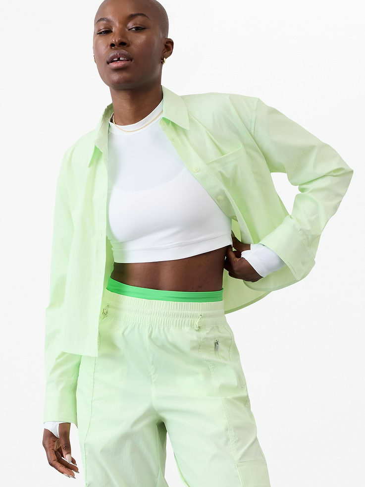 Image number 5 showing, Midday Cropped Poplin Shirt