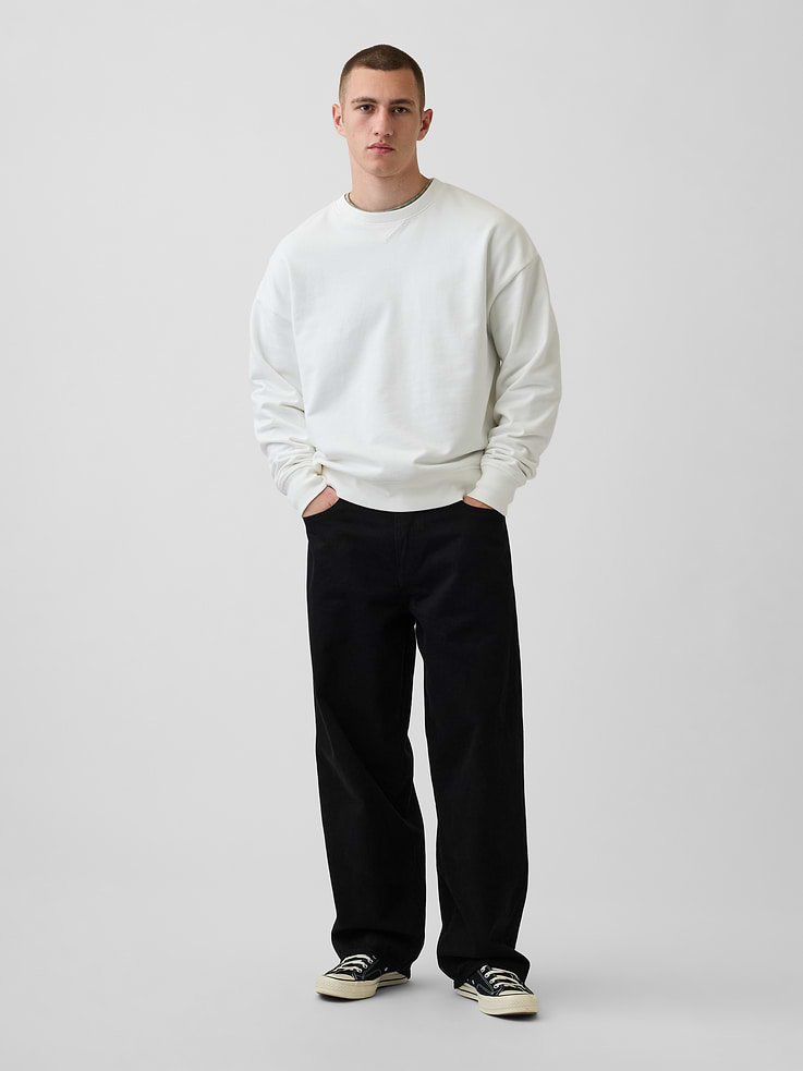 Image number 2 showing, Adult Heavyweight French Terry Oversized Sweatshirt
