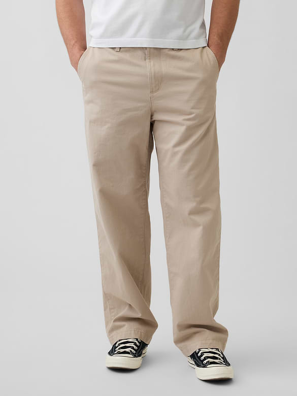 Heavyweight Twill Baggy Khakis