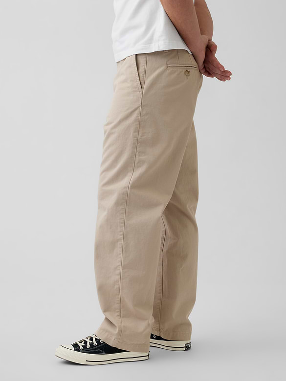 Heavyweight Twill Baggy Khakis