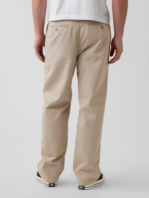 Heavyweight Twill Baggy Khakis