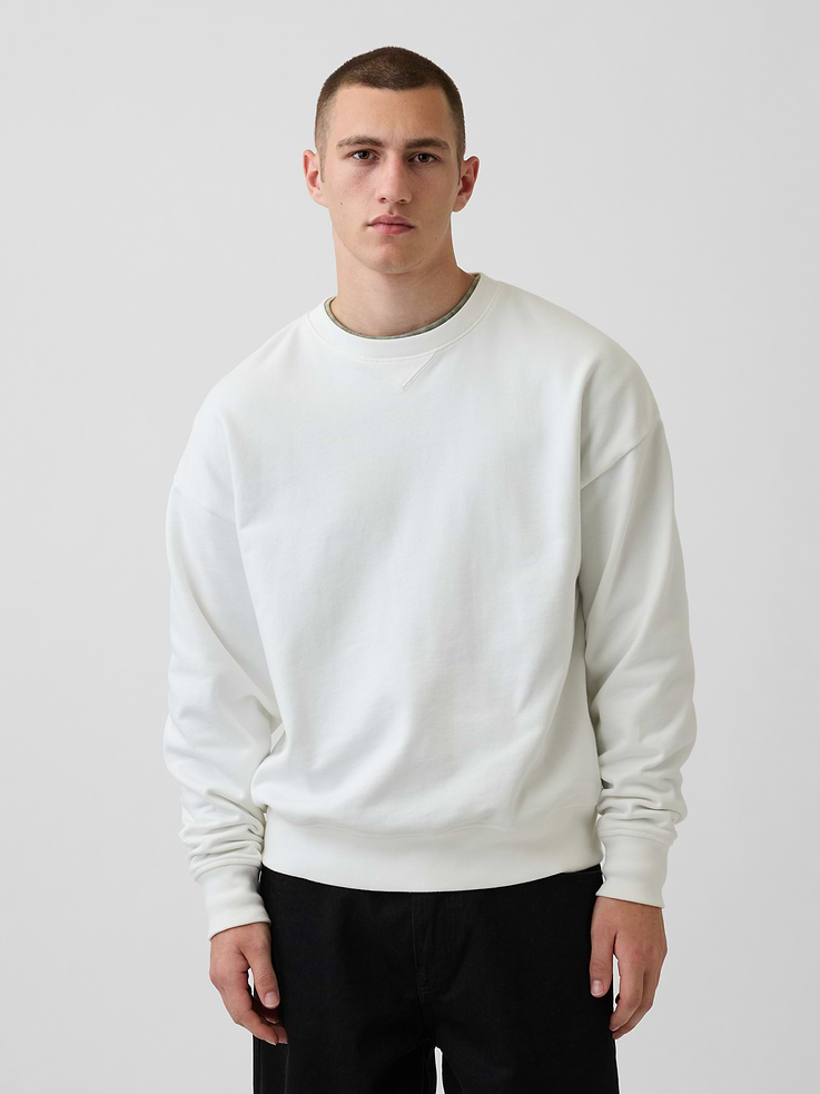 Image number 1 showing, Adult Heavyweight French Terry Oversized Sweatshirt