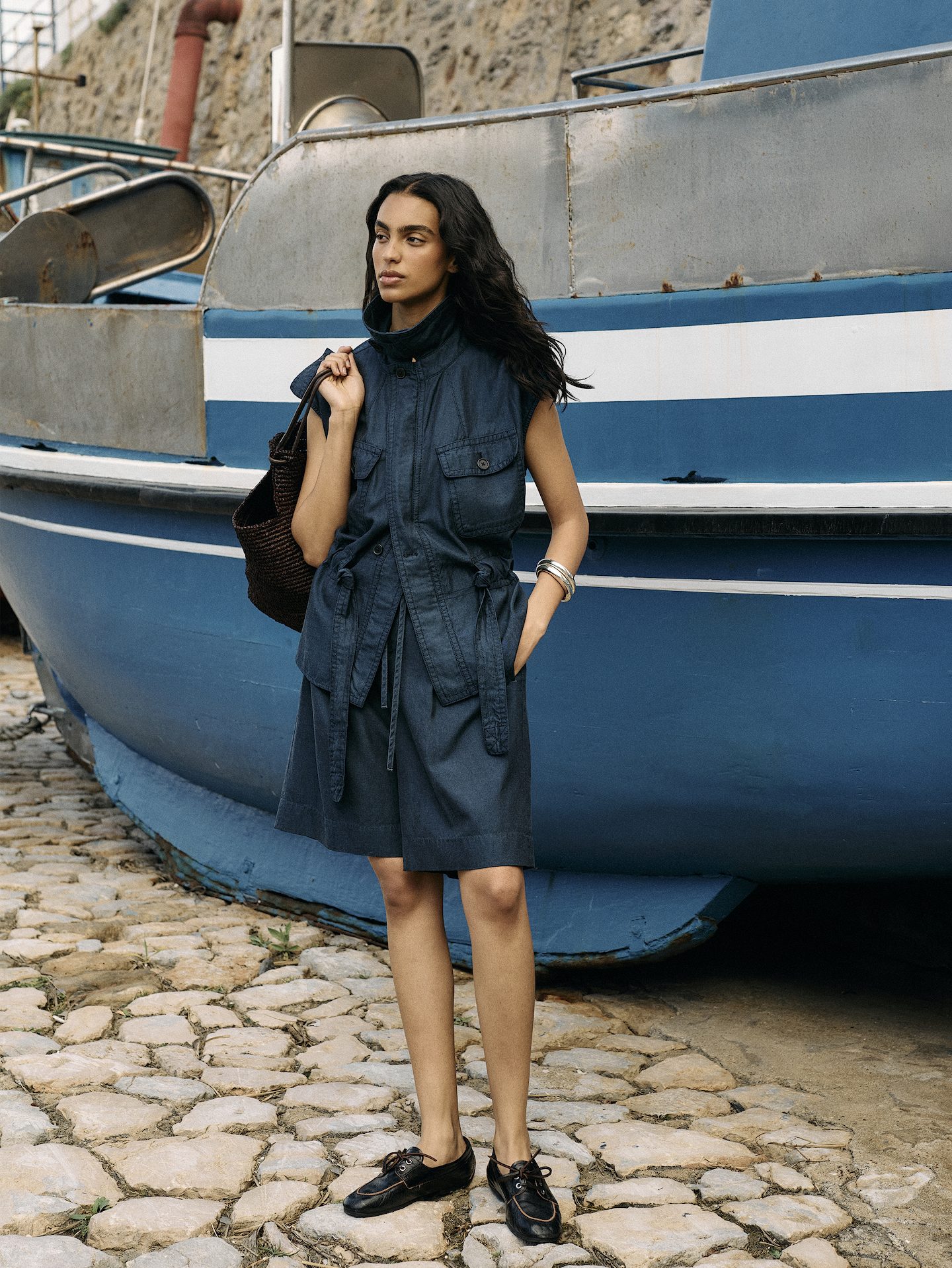Image number 7 showing, TENCEL™-Cotton-Linen Bermuda Short