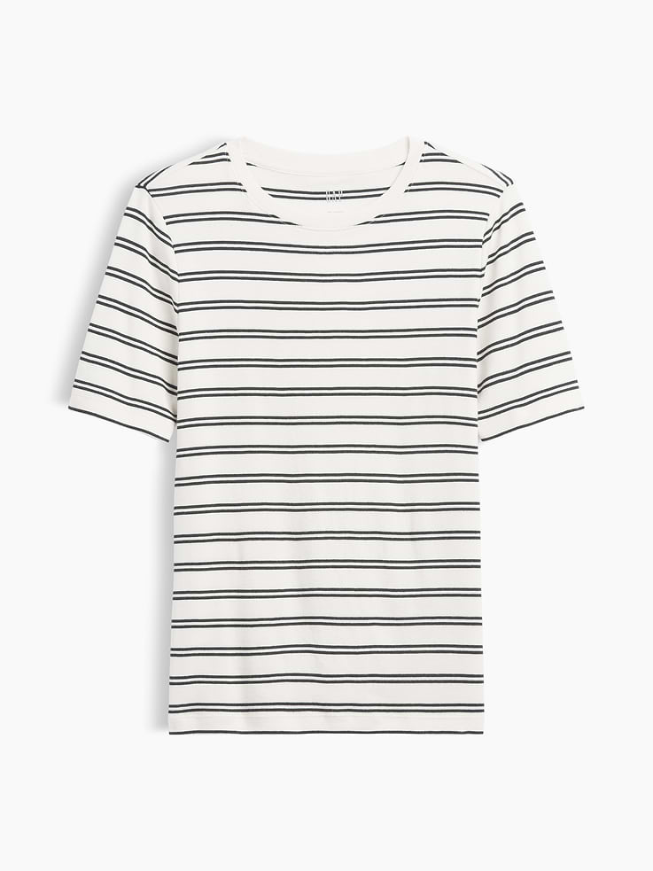 Image number 5 showing, Modern Ribbed Crewneck T-Shirt