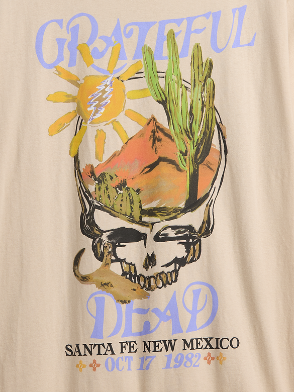 Grateful Dead Everyday Soft Relaxed Graphic T-Shirt