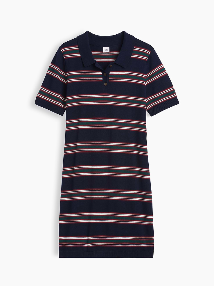 Polo Sweater Mini Dress | Gap Factory