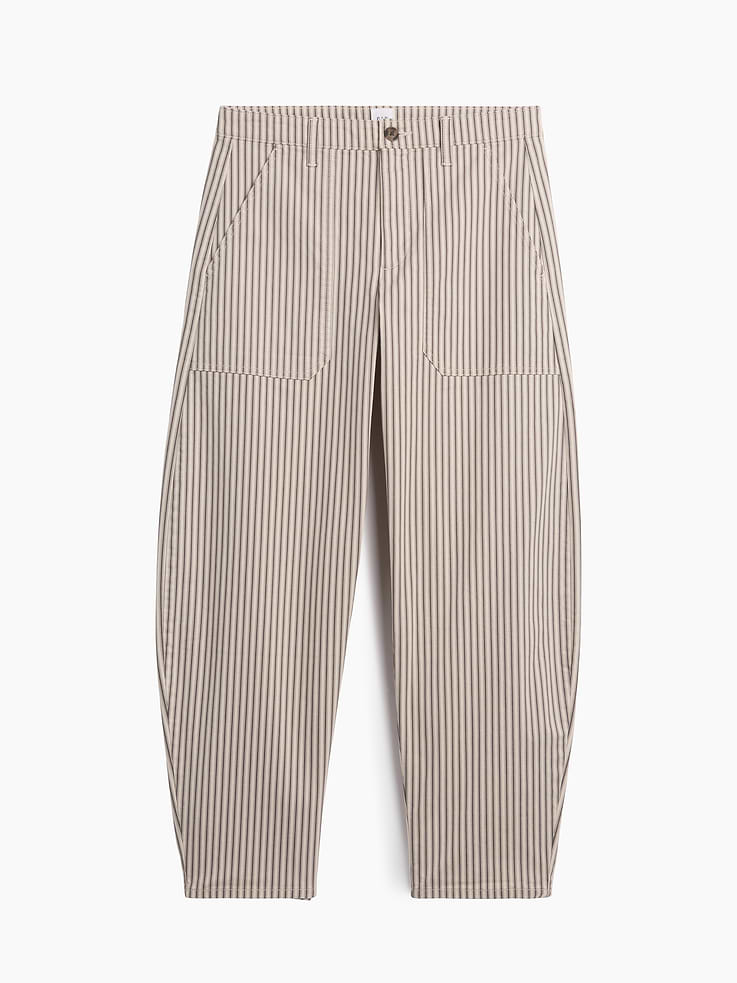 Image number 7 showing, Mid Rise Barrel Khakis