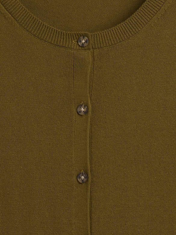 Crewneck Cardigan