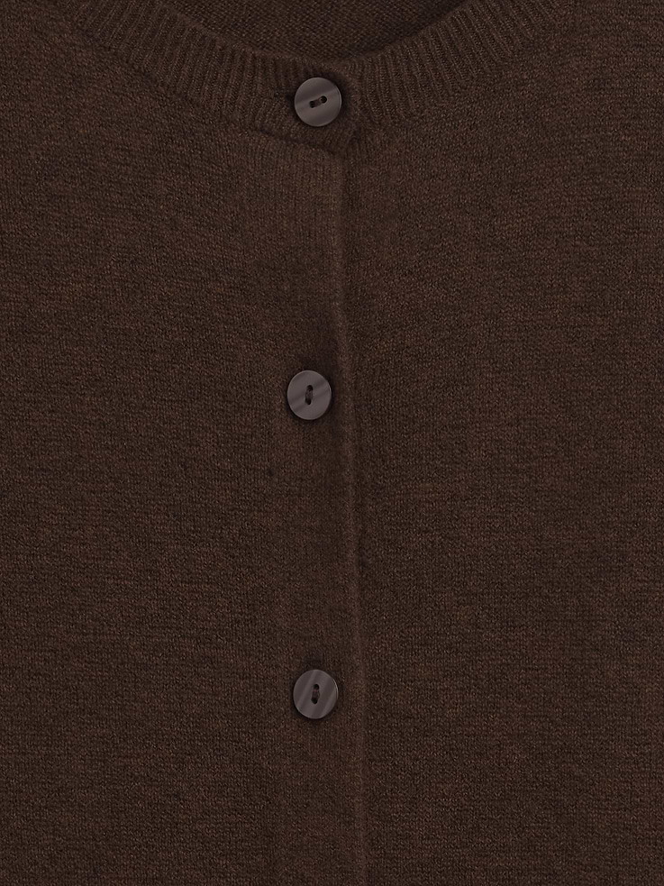 Image number 4 showing, CashSoft Cropped Crewneck Cardigan