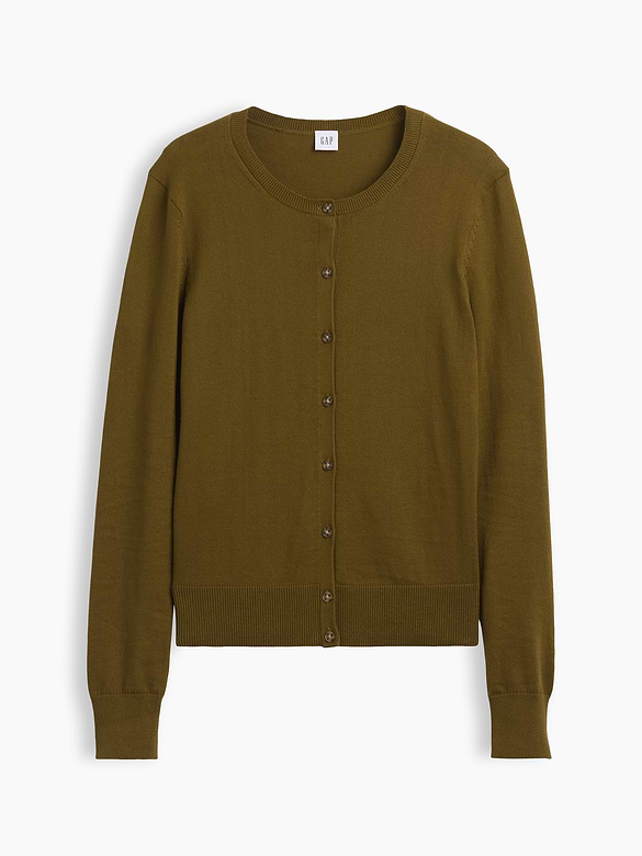 Crewneck Cardigan