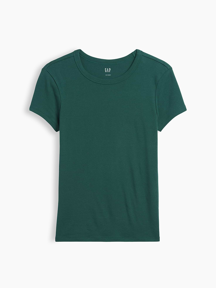 Image number 5 showing, Ribbed Crewneck T-Shirt