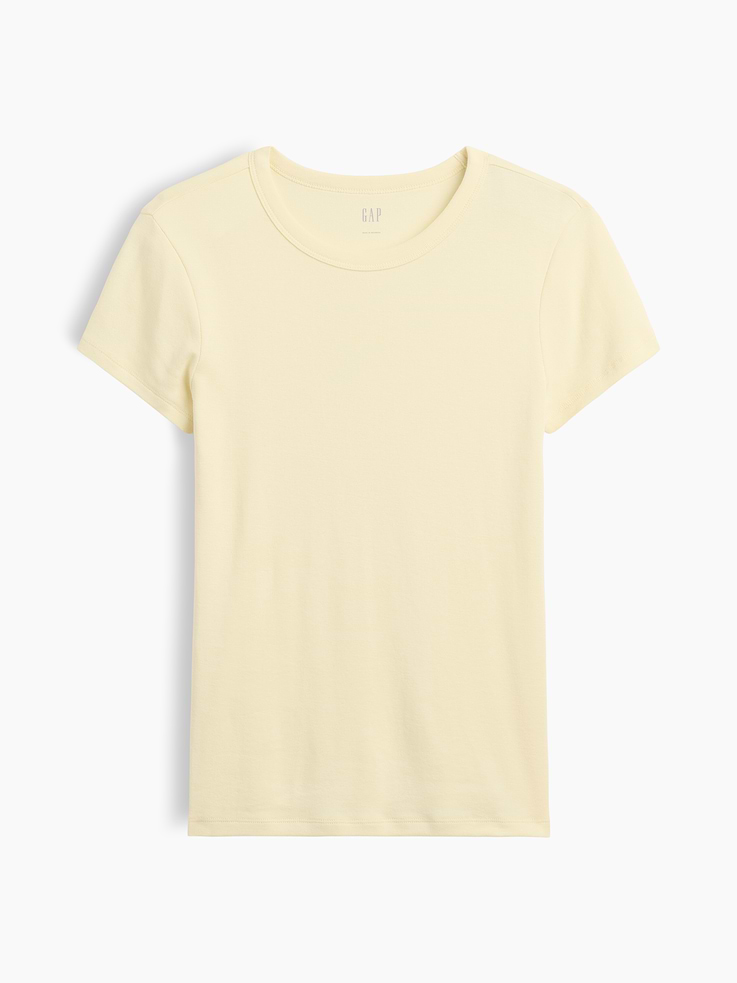 Image number 5 showing, Ribbed Crewneck T-Shirt