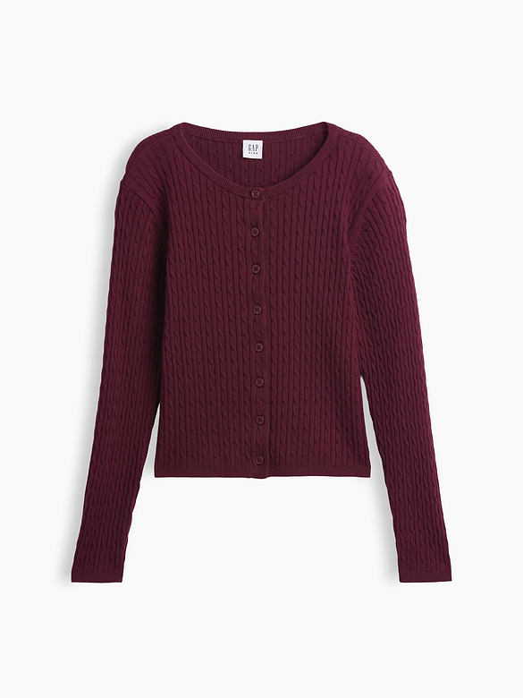Kids Cable-Knit Cardigan