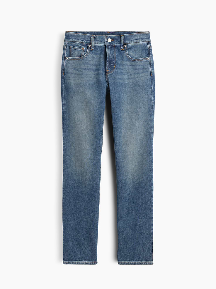 Image number 7 showing, Mid Rise '90s Slim Straight Jeans