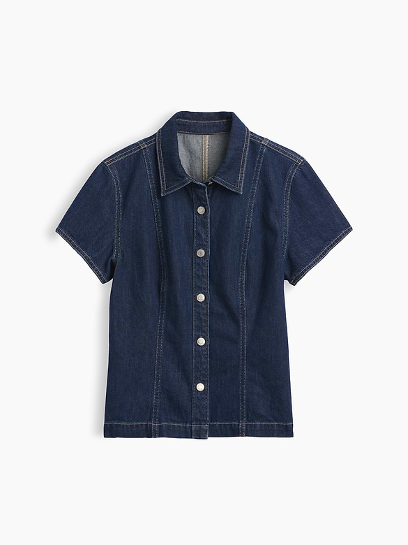 Fitted Denim Shirt