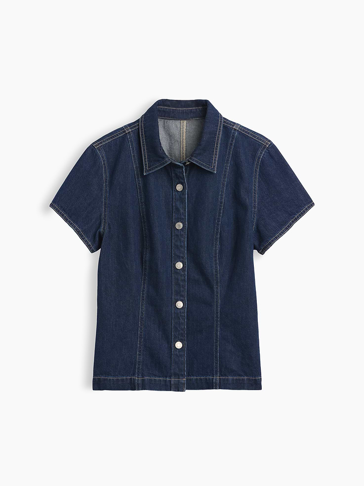 Image number 5 showing, Fitted Denim Shirt