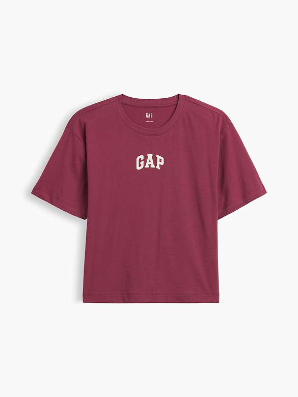 Relaxed Gap Mini Logo T-Shirt