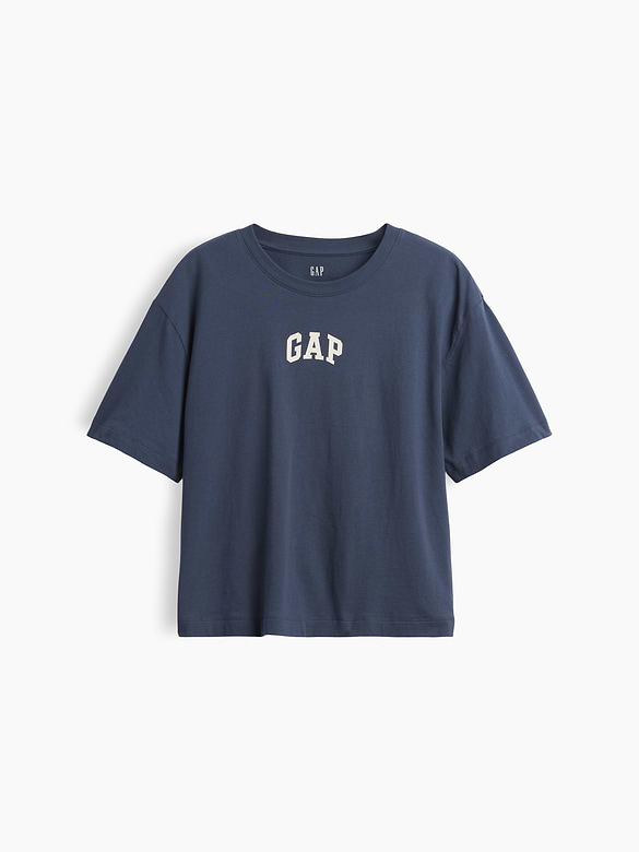 Relaxed Gap Mini Logo T-Shirt