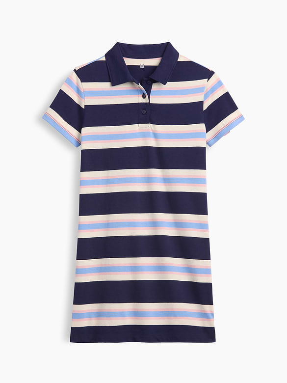 Kids Stripe Rugby Polo Dress