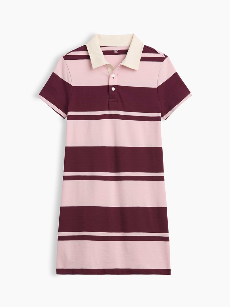 Image number 1 showing, Kids Stripe Rugby Polo Dress