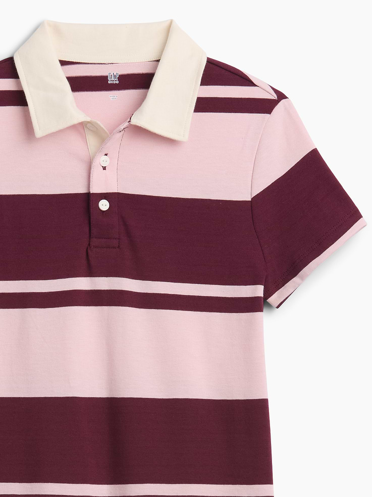 Image number 3 showing, Kids Stripe Rugby Polo Dress