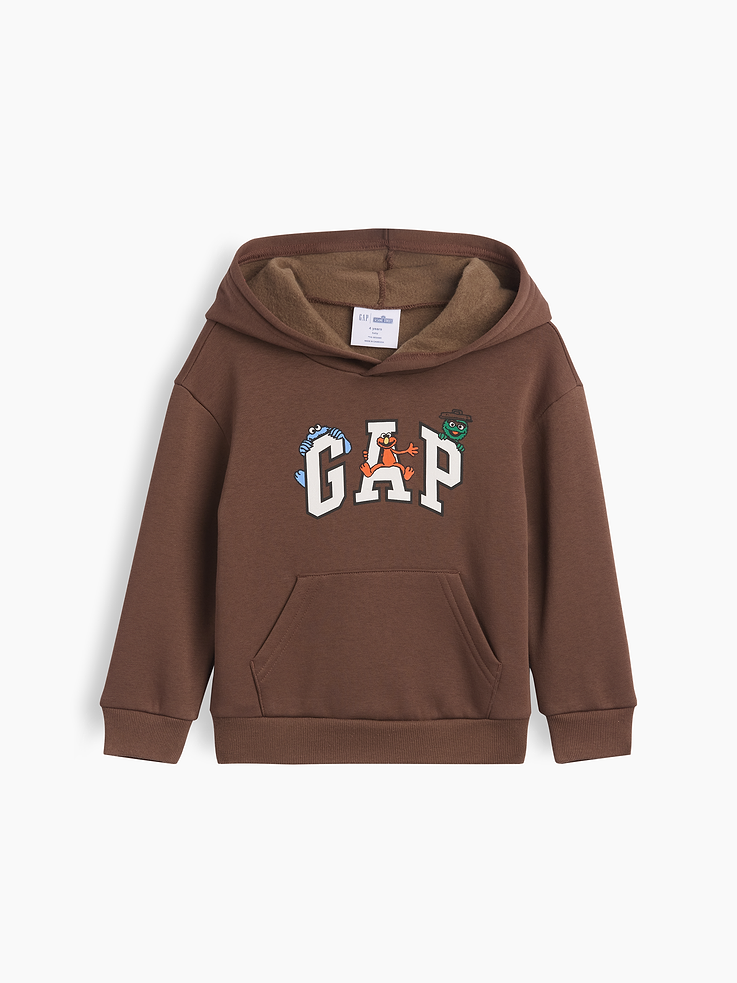 Image number 1 showing, babyGap Sesame Street Relaxed Logo Hoodie