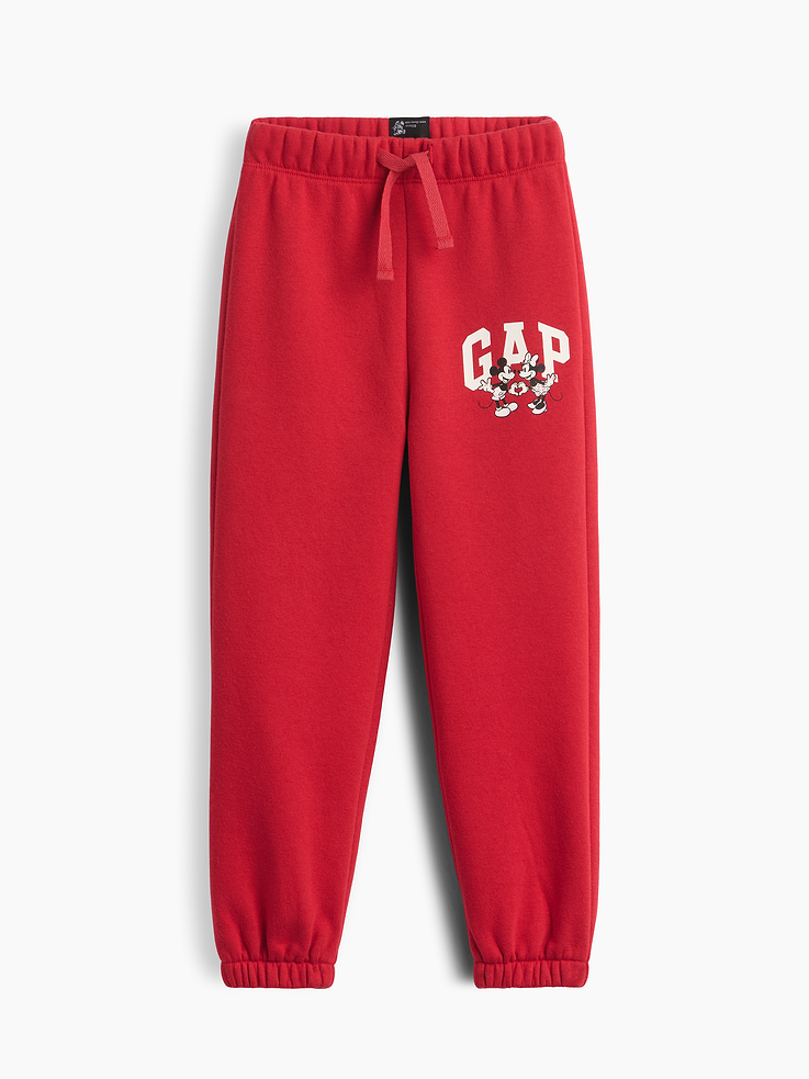 Image number 1 showing, babyGap × Disney Minnie Mouse Relaxed Pull-On Logo Joggers