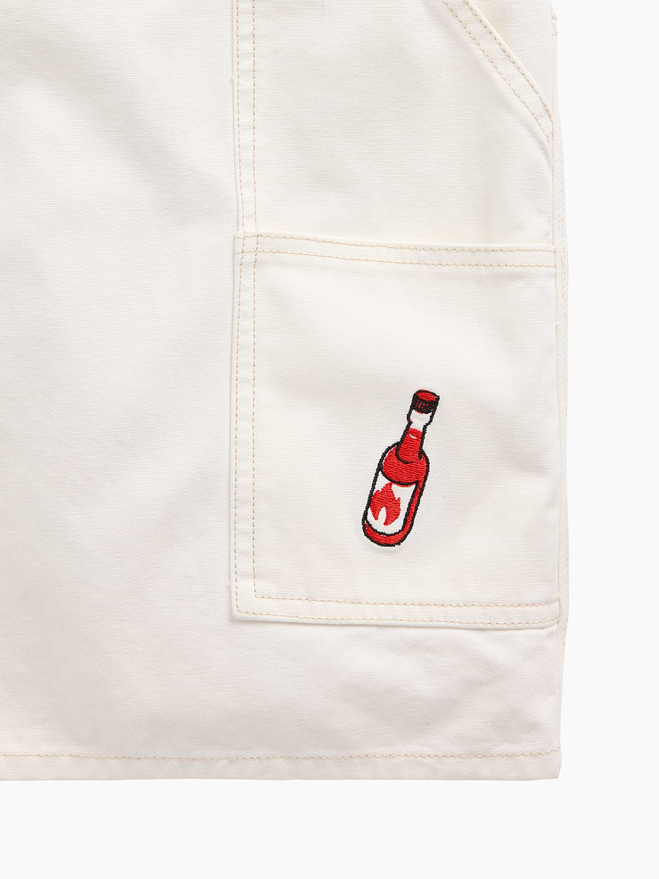Image number 8 showing, Adult Los Tacos No. 1 Canvas Denim Baggy Carpenter Shorts
