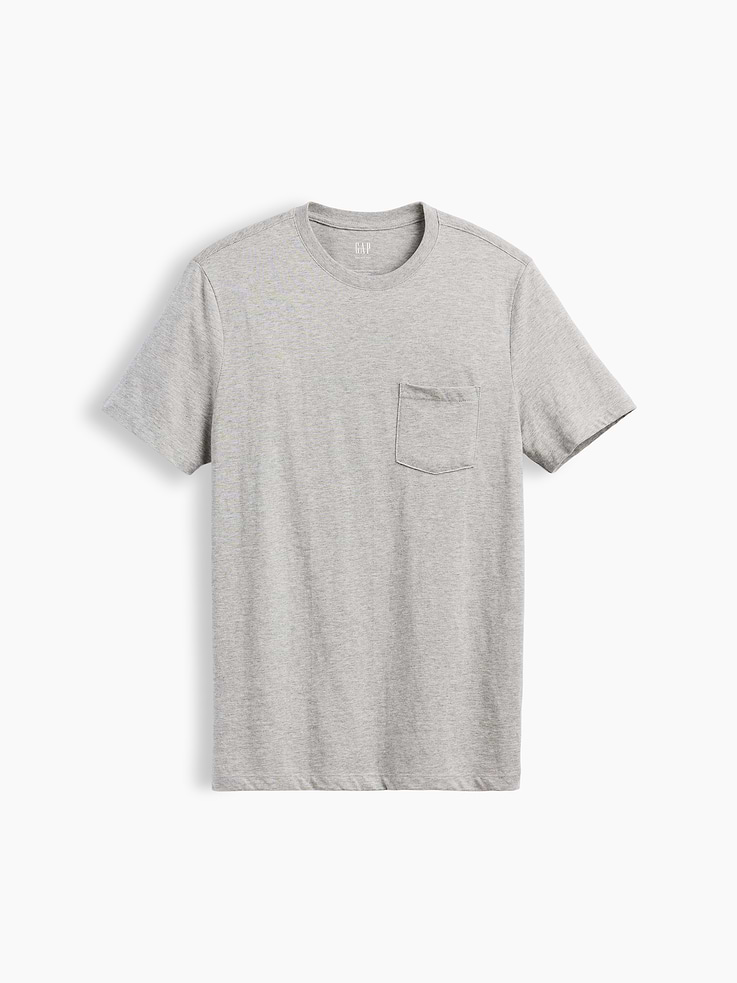 Image number 5 showing, Adult Organic Cotton Pocket T-Shirt
