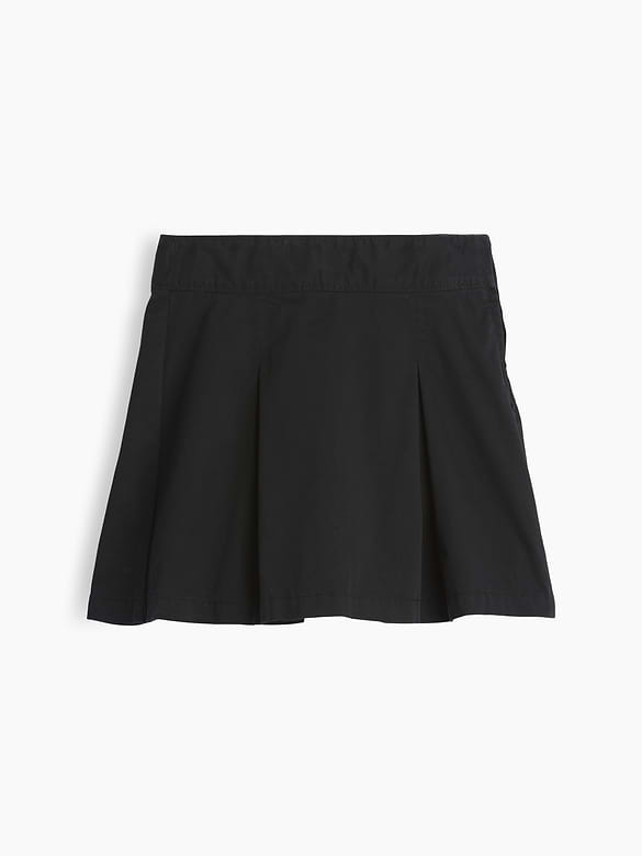 Kids Uniform Pleated Khaki Skort