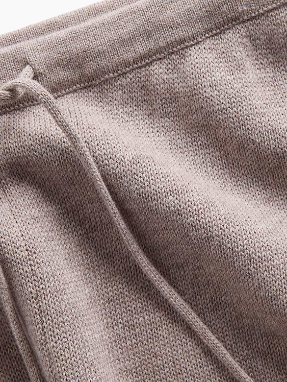 100% Cotton Relaxed Sweater Joggers