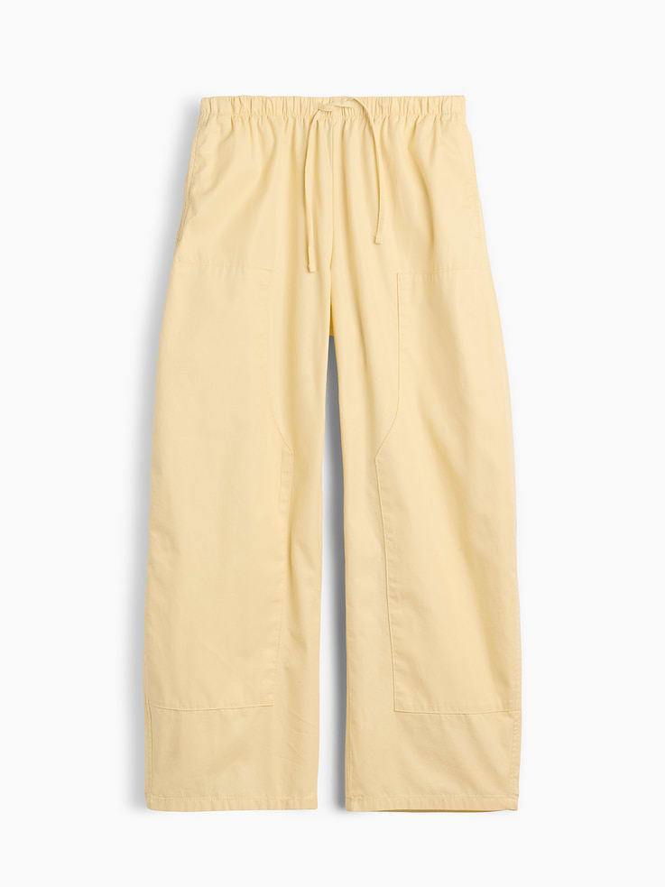 Image number 5 showing, Poplin Easy Double-Knee Barrel Pants