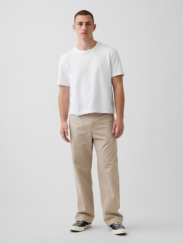 Heavyweight Twill Baggy Khakis