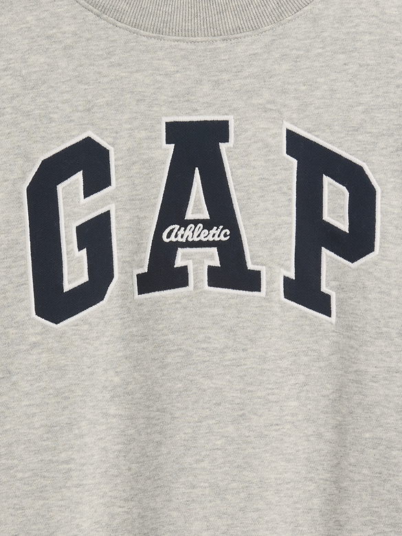Kids VintageSoft Oversized Mockneck Logo Sweatshirt