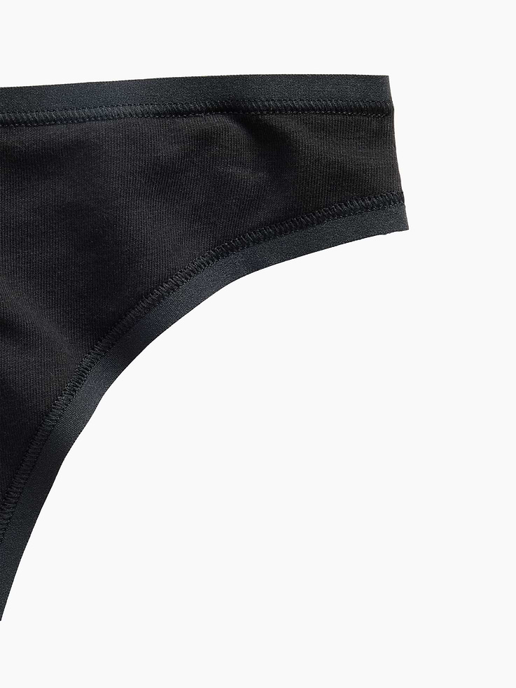 L'image numéro 3 présente Tanga en coton biologique extensible PureDouceur