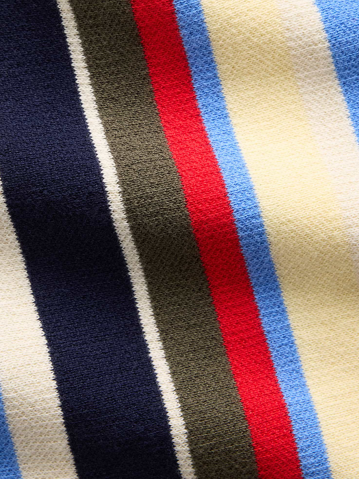 Image number 5 showing, 100% Cotton Stripe Halter Sweater Tank