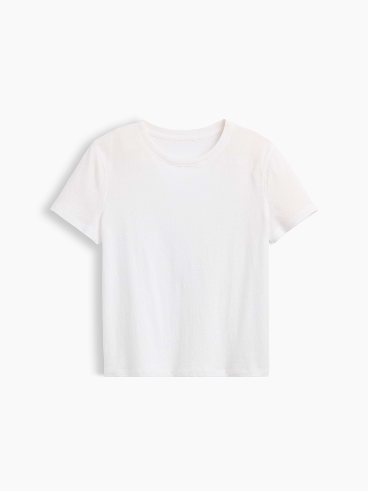 L'image numéro 6 présente T-shirt authentique rétréci en 100 % coton