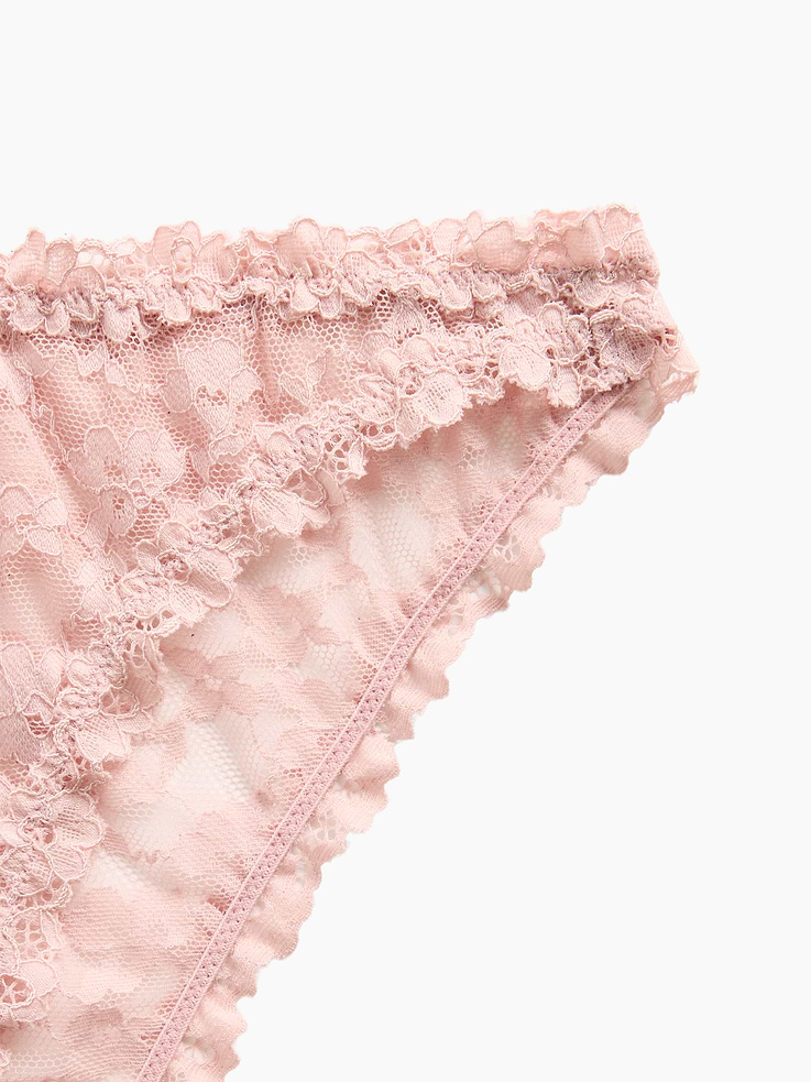 Image number 3 showing, Lace Cheeky Bikini