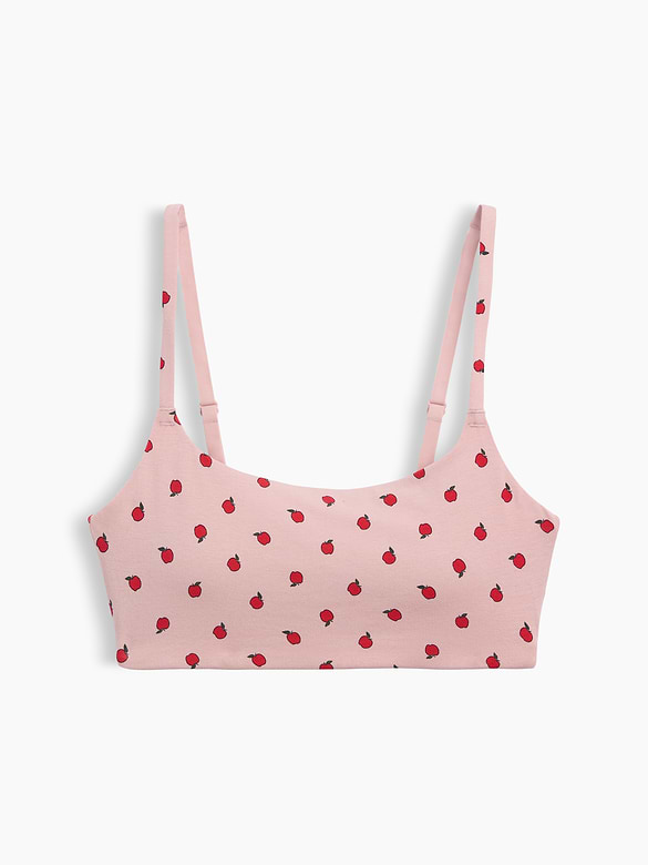 SoftMade Organic Stretch Cotton Scoop Bralette