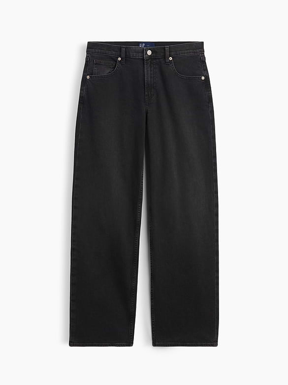 Low Rise '90s Loose Jeans