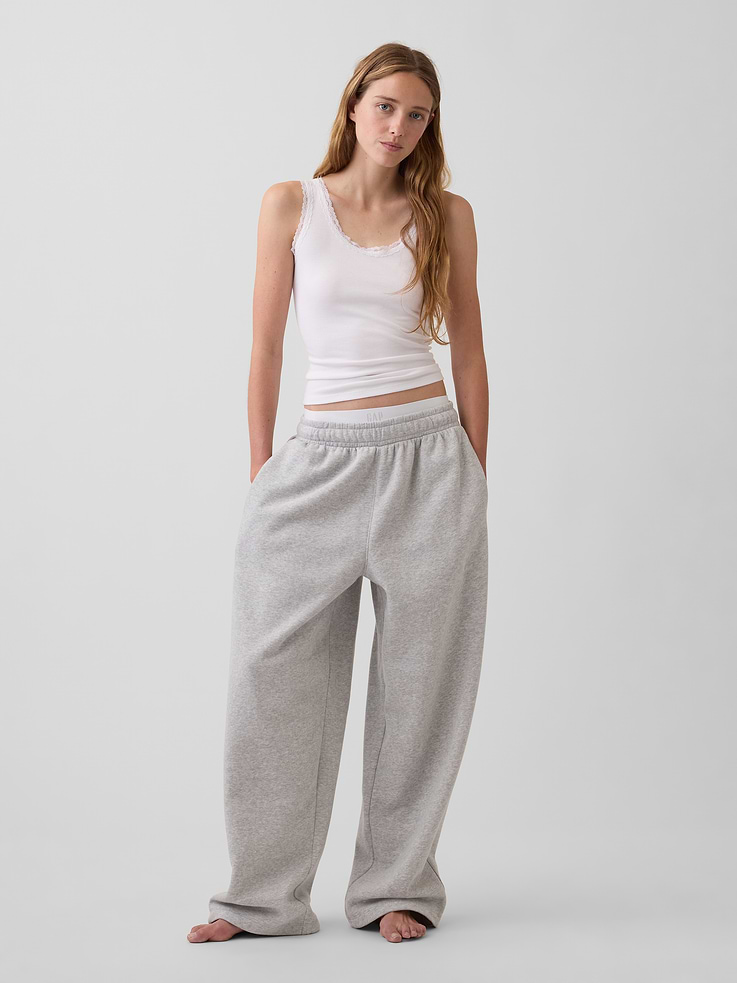 Image number 2 showing, Mini Rib Lace-Trim PJ Tank Top
