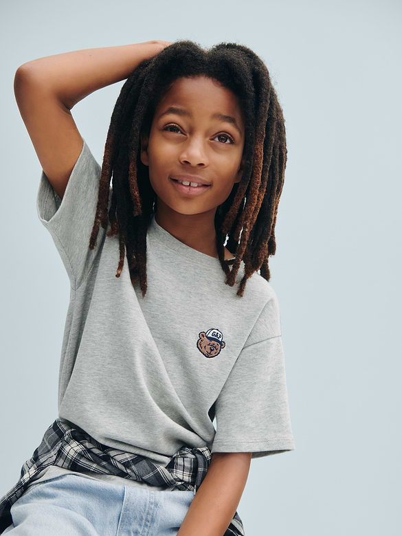 Kids Heavyweight Relaxed Gap Logo T-Shirt