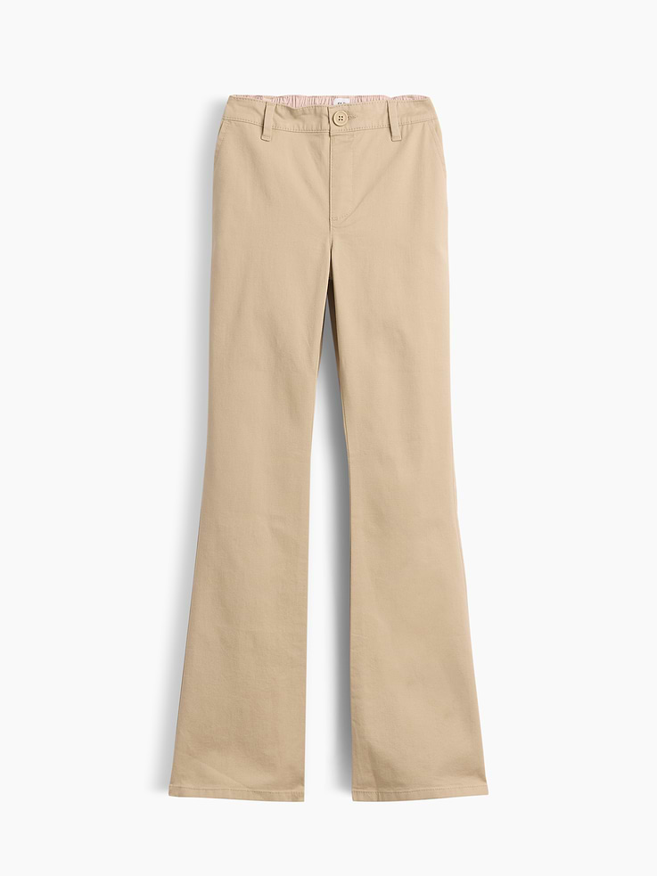 Image number 1 showing, Kids Uniform Flare Chino Pants