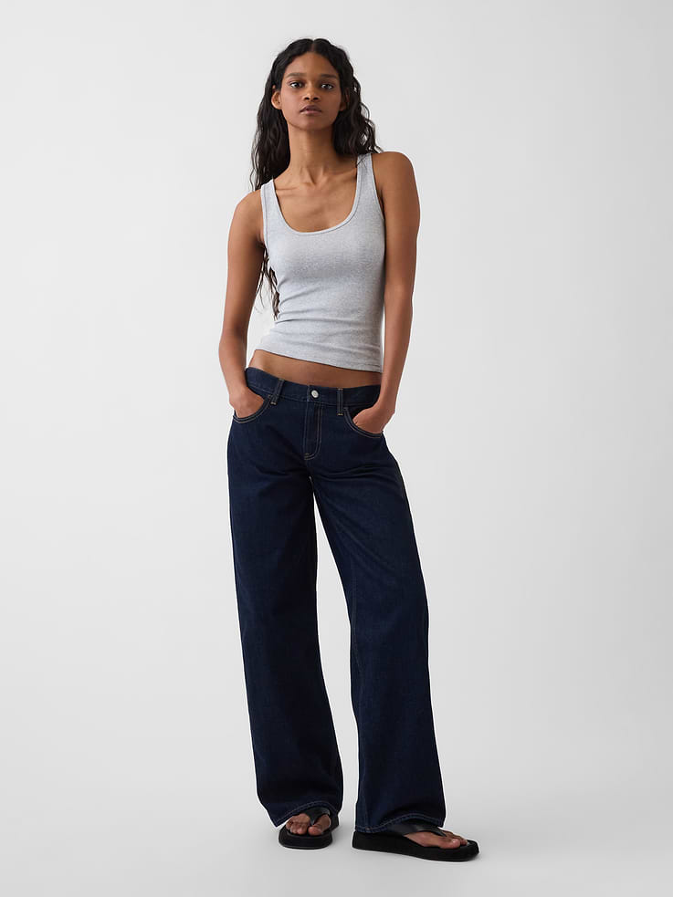 Image number 1 showing, The Hailey Low Rise Loose Jean