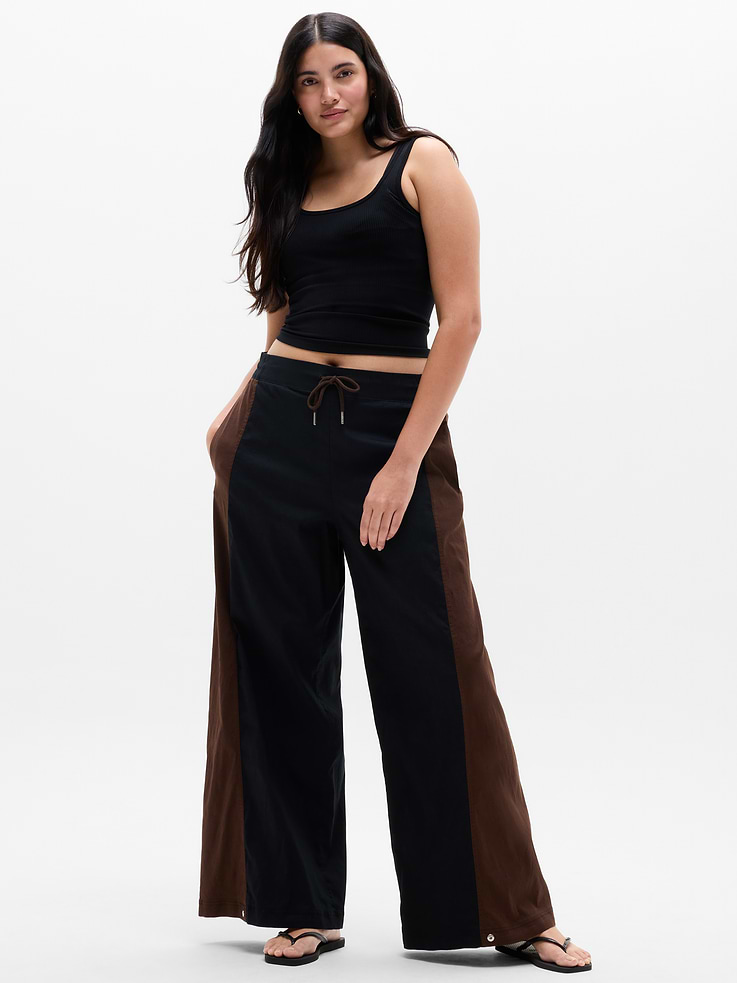 Image number 4 showing, SuperLinen Blend Palazzo Pant